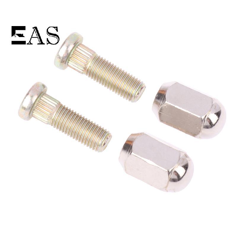 [EA] 2 ชุด M10x1.25 Hex Nuts 10.9 STEEL Spline สกรูชุดสําหรับ ATV Go kart UTV Buggy Quad Dirt Bike ย