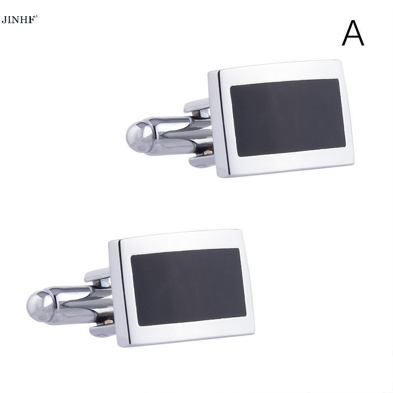 JINHF Men Shirt Tuxedo Studs และ Cufflinks ชุด, Cufflinks สําหรับผู้ชาย Jelly