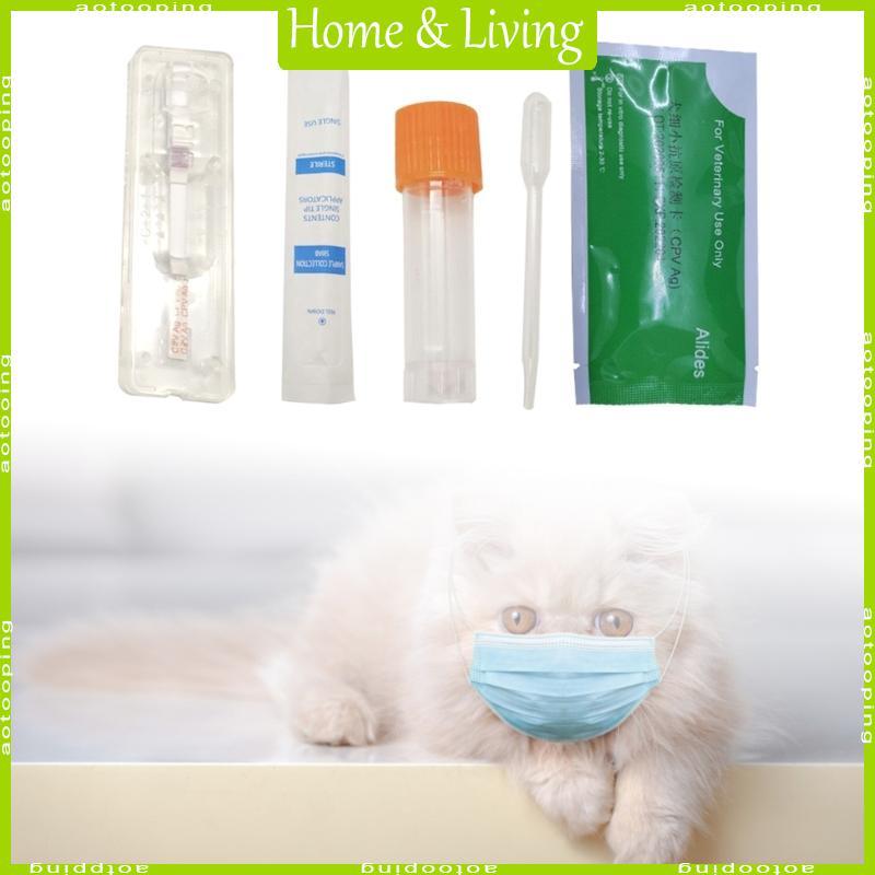 AOTOO แมวสุนัข Distector Parvovirus Detection Strip การทดสอบที่ถูกต้องสําหรับสัตว์เลี้ยง CDV CPV FPV