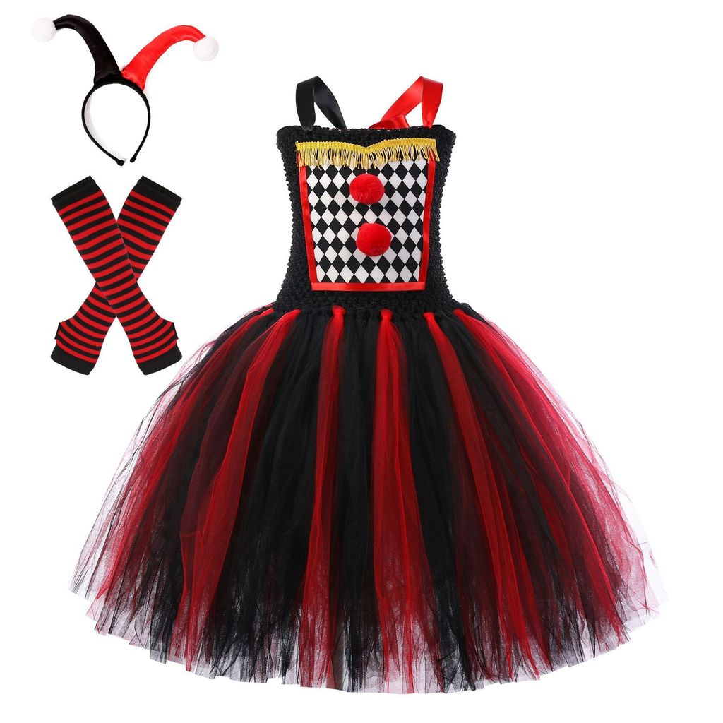 ชุด Harley Quinn Creative Pettiskirt สาวตลกชุดปาร์ตี้