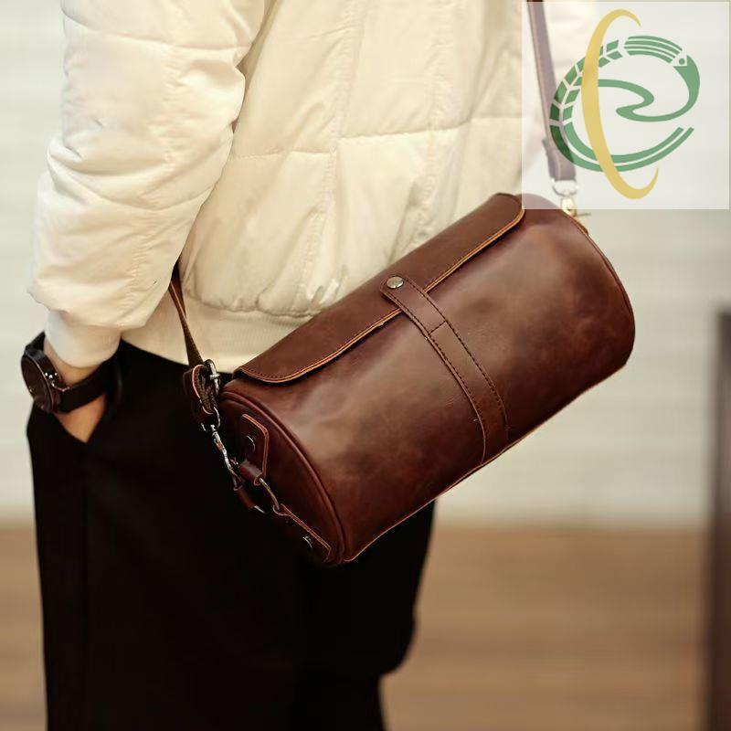 At3 fresh look pack men pack cowhide pack Fresh Crossbody Bag Small Cross Bag Mens Satchel Chest Bag