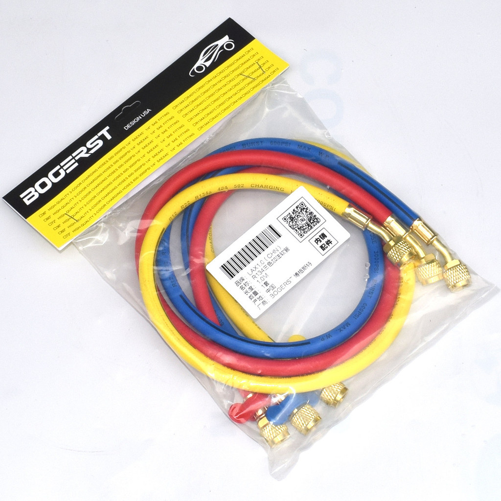 Yuchi International Refrigerant Meter Refrigerant Tube R134A รถยนต์เครื่องปรับอากาศสารทําความเย็นฉีด