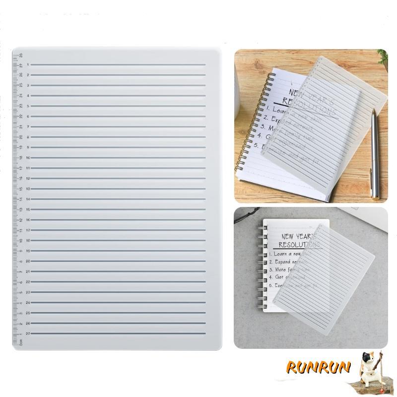 RUNN Straight Line Stencil Template College Ruled Spacing Line Drawing Stencil Ruler