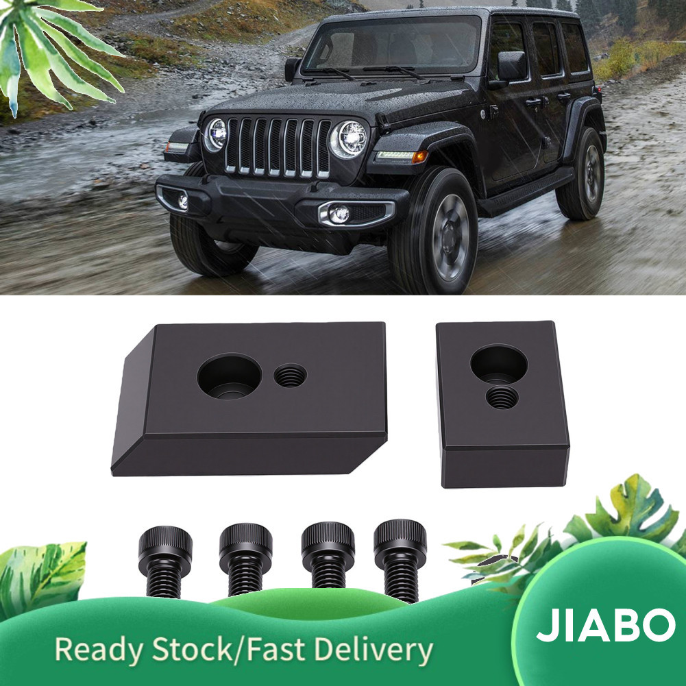 Jiabo Tbest ชุดยกที่นั่งด้านหน้า Riserr สำหรับ JL JLU 2018-2026 JT 2020-2026 3/4 นิ้วพร้อมบล็อกอลูมิ