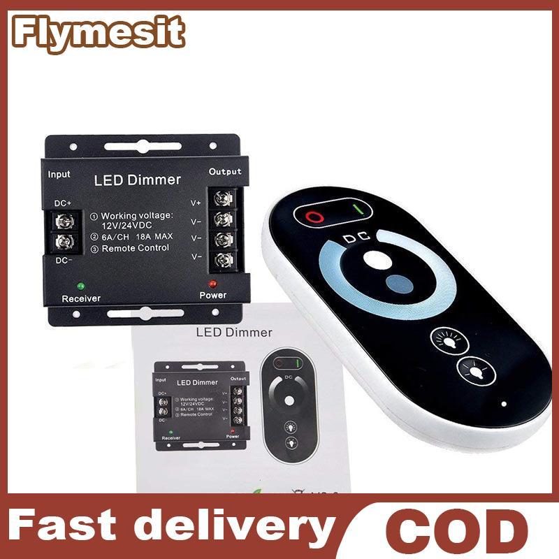 Flymesit 1 ชุด 6 คีย์ Touch Monochrome Dimmer LED Strip Touch Controller Dimmer Monochrome Touch Str