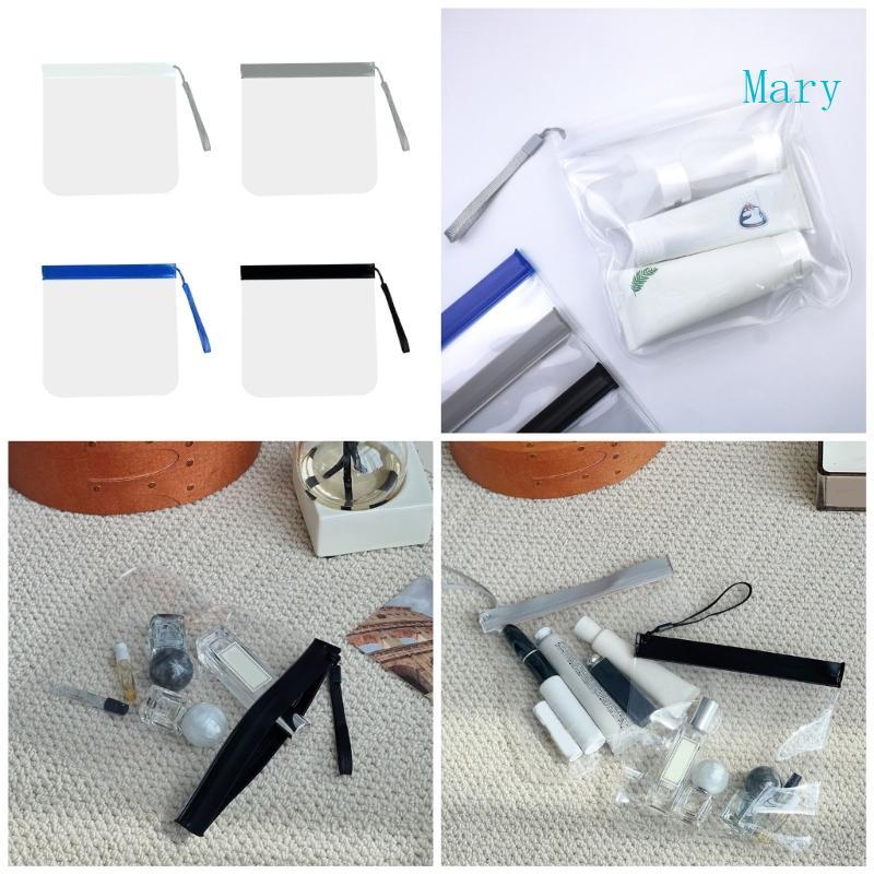 Mary Pack of 6 กระเป๋ากันน้ําแบบใส EVA สะดวก กระเป๋า EVA อเนกประสงค์สําหรับจัดระเบียบกระเป๋าเดินทางแ