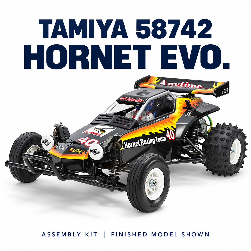 TAMIYA 58742 1/10 R/C Kit RR The Hornet EVO.