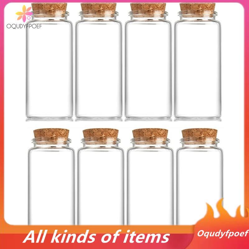 8 ชิ้น 130 มล. ขวดสคริปต์ ขวดแก้วพร้อมจุกไม้ก๊อกขวดสวดมนต์ Bible Verse Jar