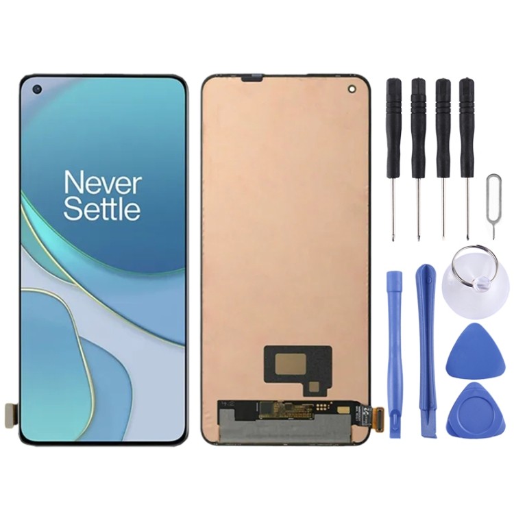 เตรียมจัดส่ง หน้าจอ LCD AMOLED สําหรับ OnePlus 8T 5G KB2001 KB2000 KB2003 พร้อม Digitizer Full Assem