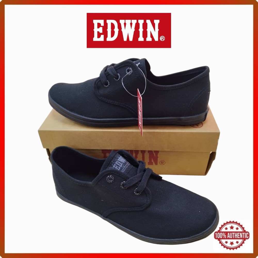 Edwin Black School Shoes Edwin EW2479 Black School Shoes Edwin