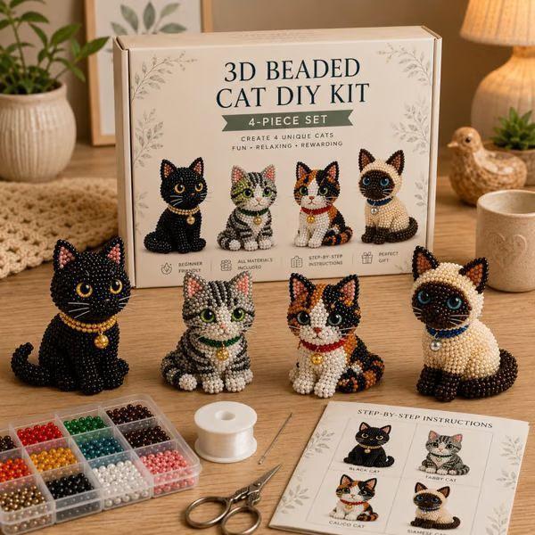 3D Beaded Pet DIY Kit 3D珠宠物套装 DIY