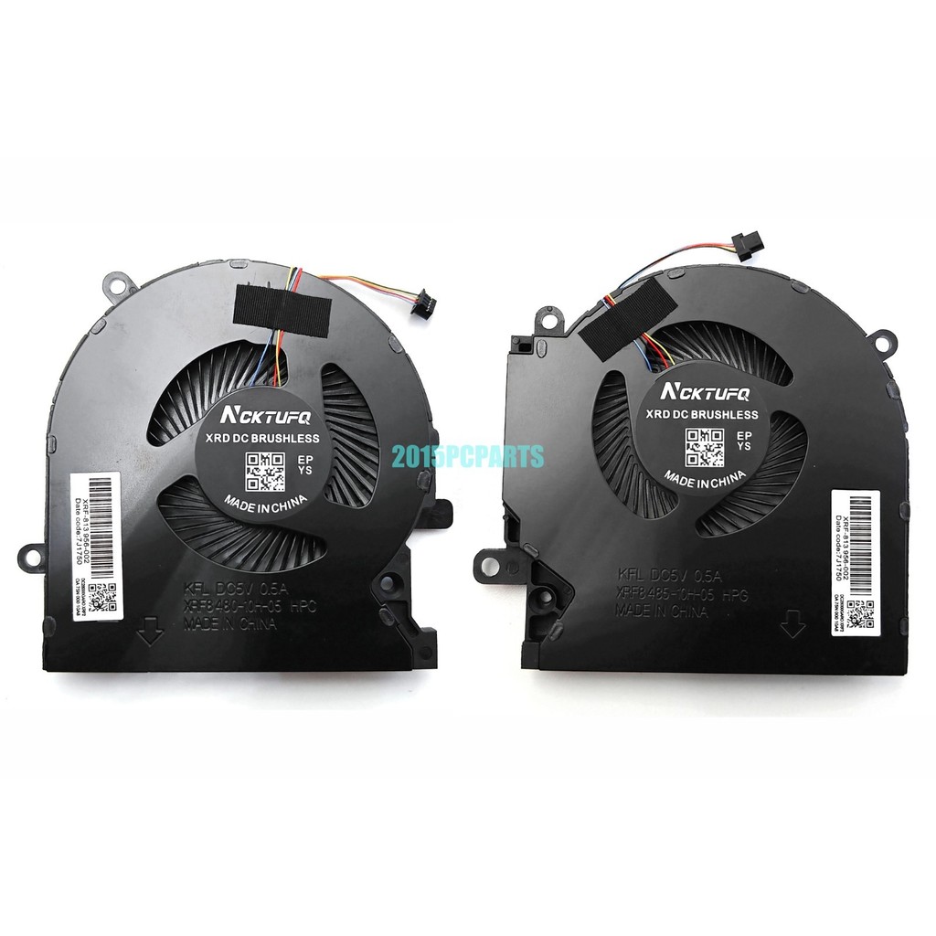 พัดลมใหม่สําหรับ HP OMEN 15-EK TPN-Q236 CPU และ GPU พัดลมระบายความร้อน M04218-001 ND85C26-19J24 DC 5