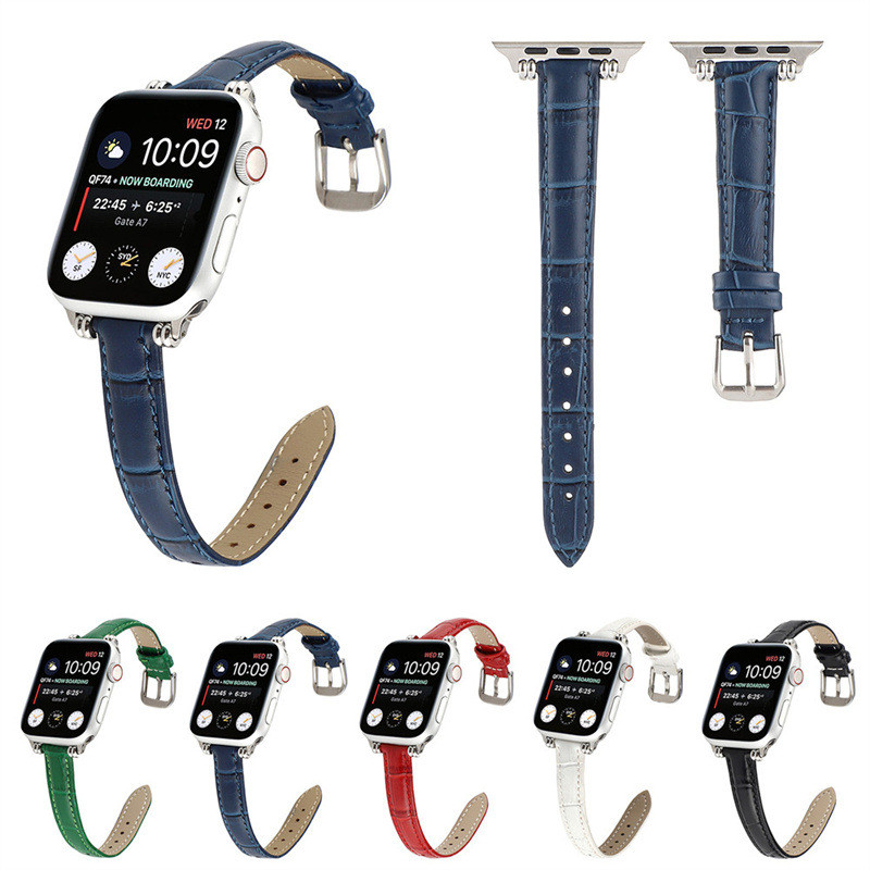 เหมาะสําหรับสาย apple watch iwatch apple watch 6/5/4/3/2/1/se สายหนัง