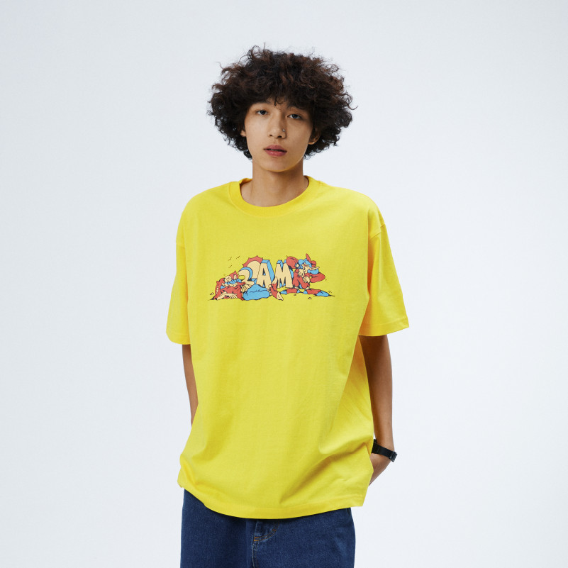 เสื้อยืดคอกลมแขนสั้น จากการ.collaboration DONN Studio และ NIHAO ทำจากผ้าฝ้ายแท้