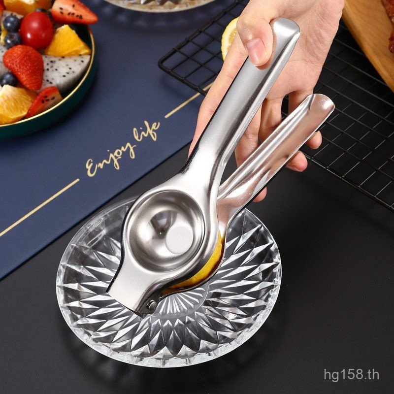 คู่มือทับทิม Squeezer คั้นน้ําผลไม้ขนาดเล็กน้ําส้ม Handy เครื่องมือคั้นน้ําผลไม้ Squeezer Lemon คลิป