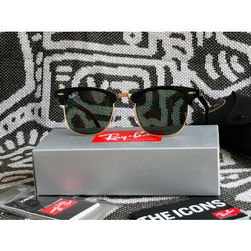 แว่นกันแดดคลาสสิก RB3016 W0365 สีดำ G-15 ขนาด 51มิลลิเมตร สำหรับทุกเพศ