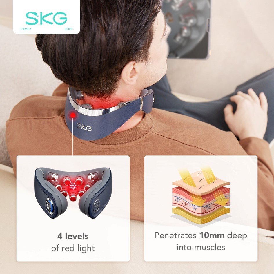 SKG เครื่องนวดคอ G7 GEN2 - FOLD Physical MassagemateWarm CompressionHot MoxibustionTH99 3UI2