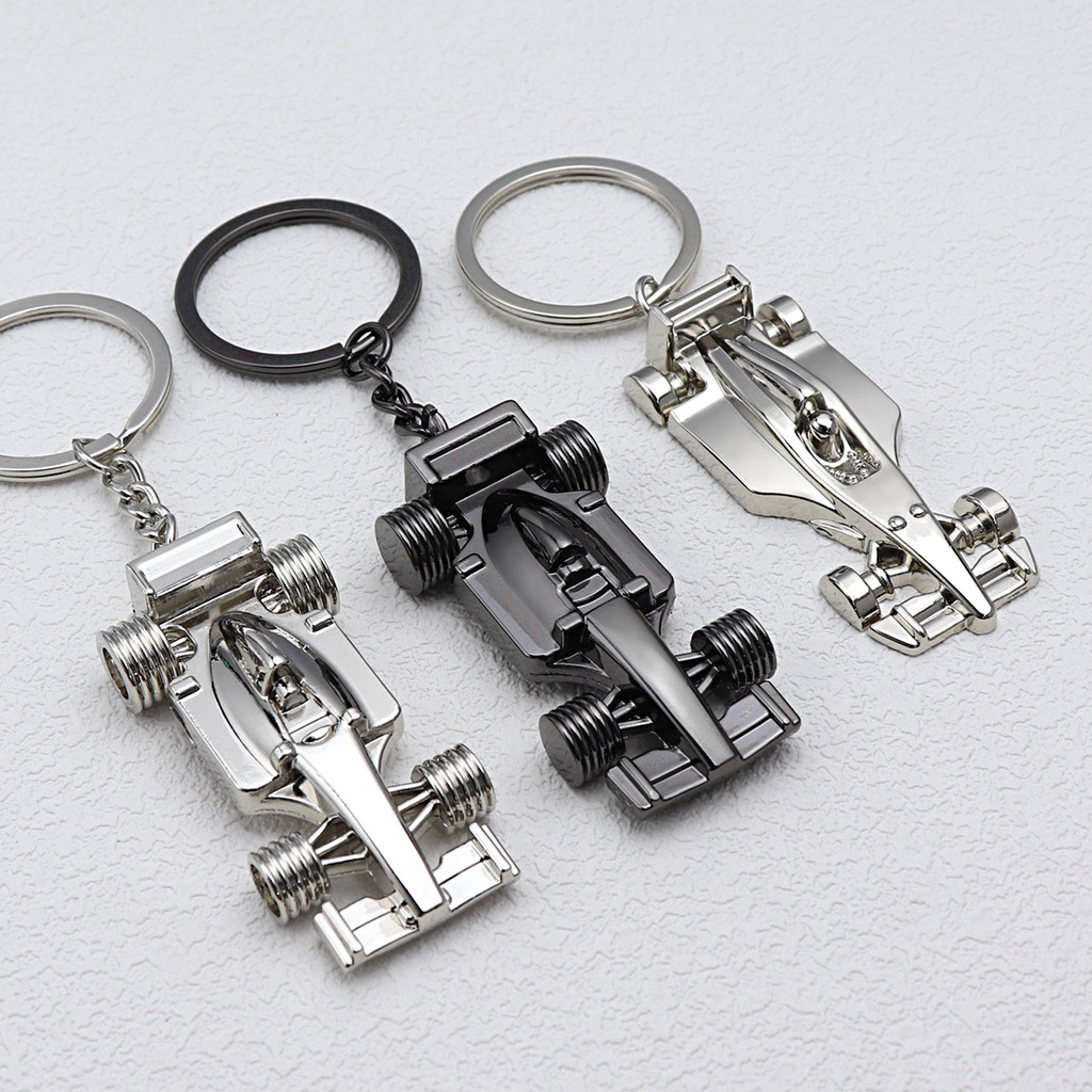 Hot Sale#Creative F1Racing Car Keychain Pendant Small Gift Racing Club Peripheral Souvenirs Can Be C