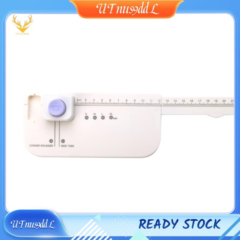 [UTnus9ddL] DIY Bookmark Index Tag Punch Divider Line Round Corner Multi-Function Divider Page Produ