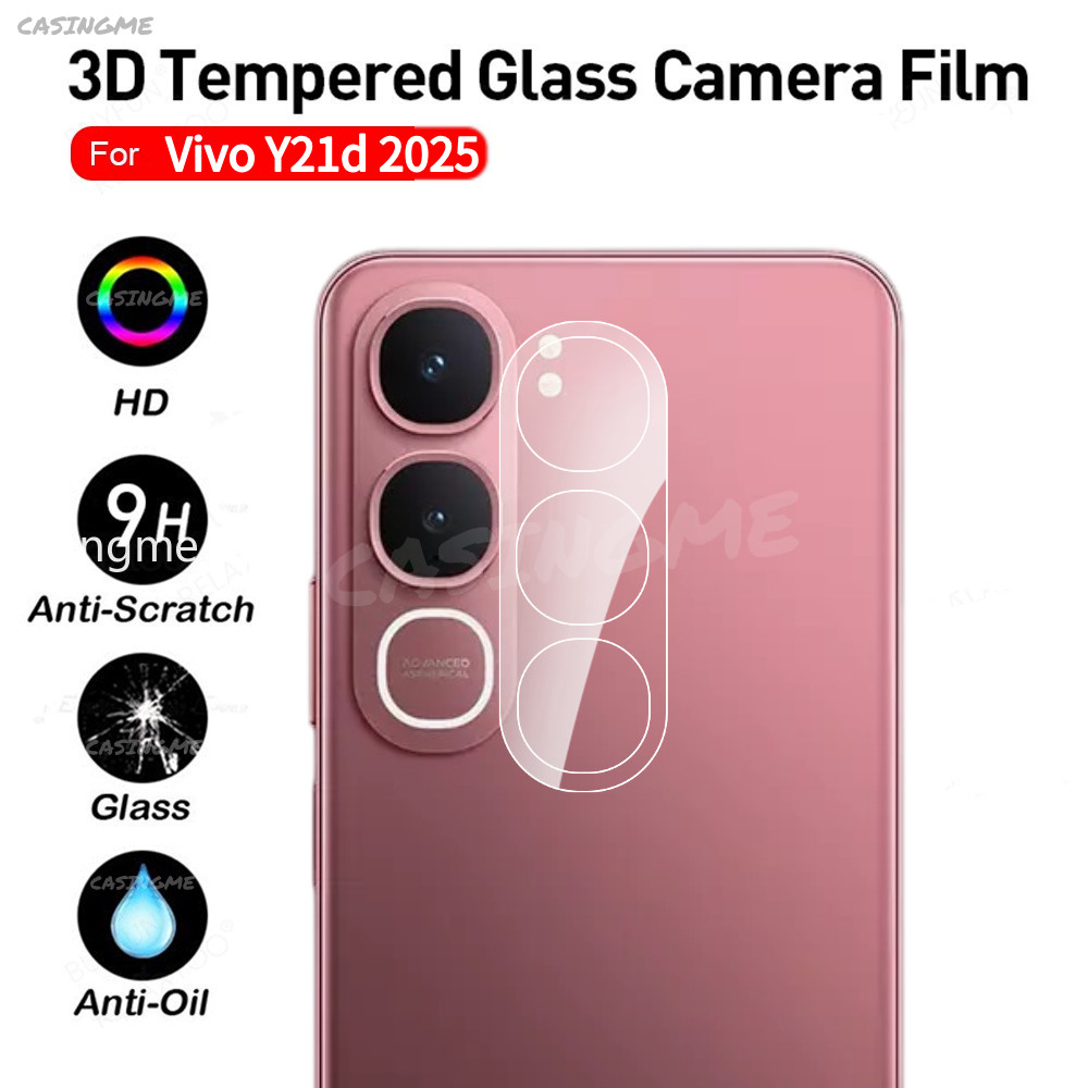 Vivo Y21d 2025 3D ใสกล้องเลนส์ Protector สําหรับ Vivo Y21d Y21d Y400 Y21 DY 21d Y21d VivoY21d Y21d 4