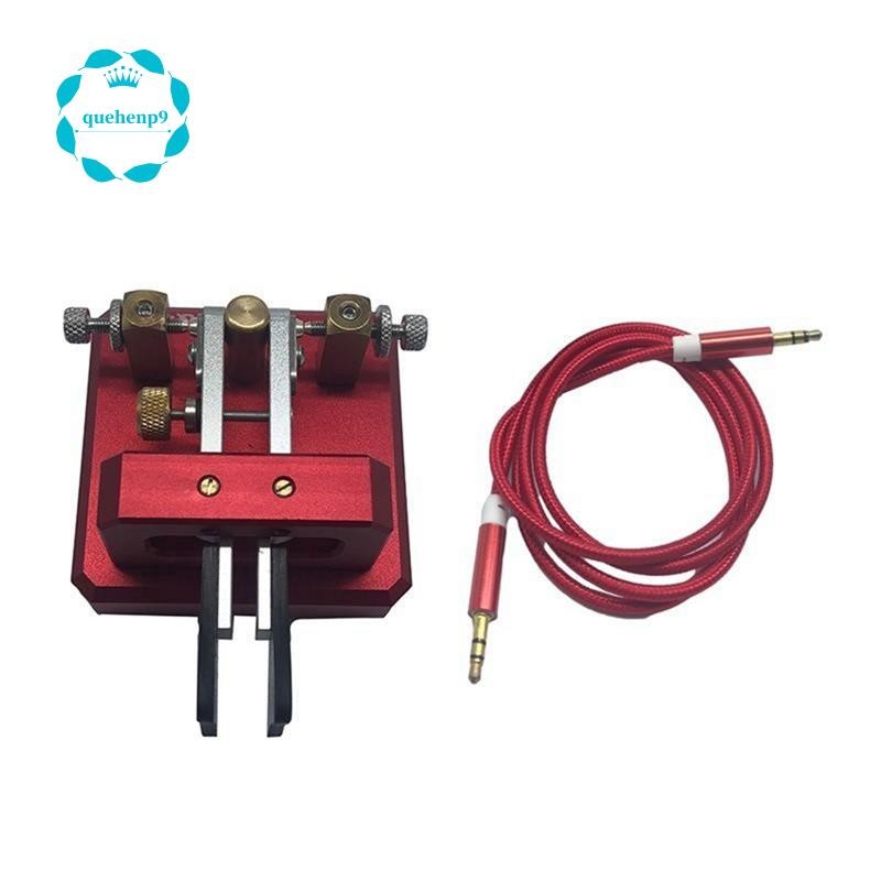 [Fast Q9]อัตโนมัติMorse Dual-Paddle Telegraph Key CW Keyสําหรับผู้ใช้วิทยุแฮมสําหรับสมัครเล่นHAM RAD