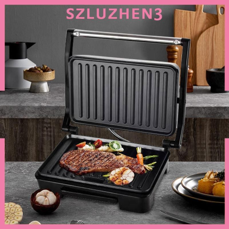 [Szluzhen3] Electric Panini Press Compact Sandwich Press สําหรับขนมแซนวิชชีส