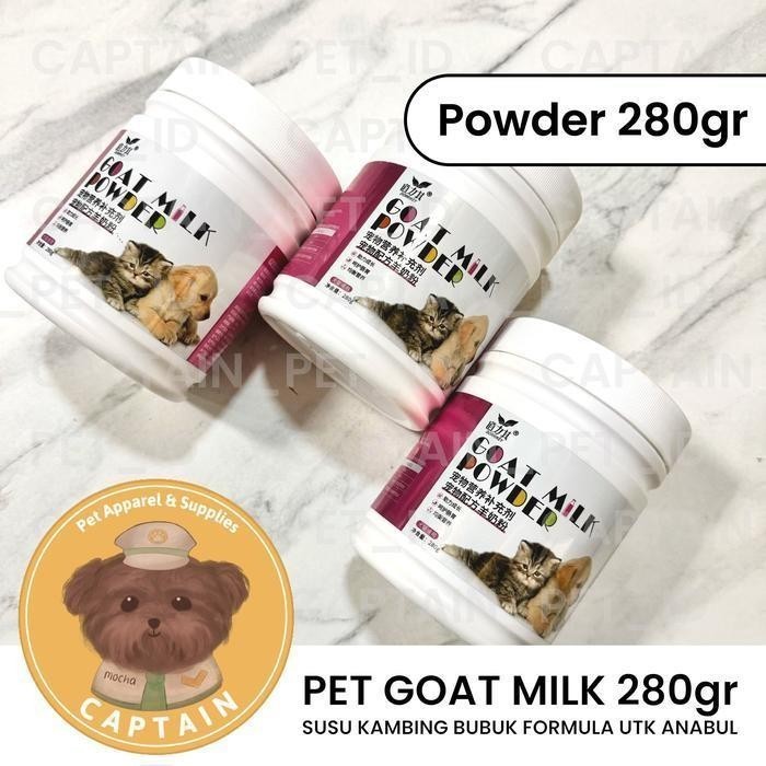 [33] GOAT MILK POWDER GOAT MILK POWDER สําหรับ PETS VITAMIN PROBIOTIC CAT