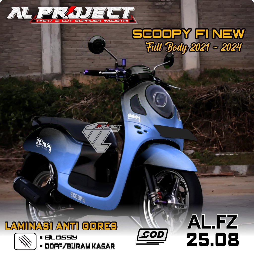 ใหม่ล่าสุด - สติ๊กเกอร์รูปลอก Scoopy 2023 Fullbody - อุปกรณ์มอเตอร์ไซค์สติ๊กเกอร์รูปลอก Scoopy ปีใหม