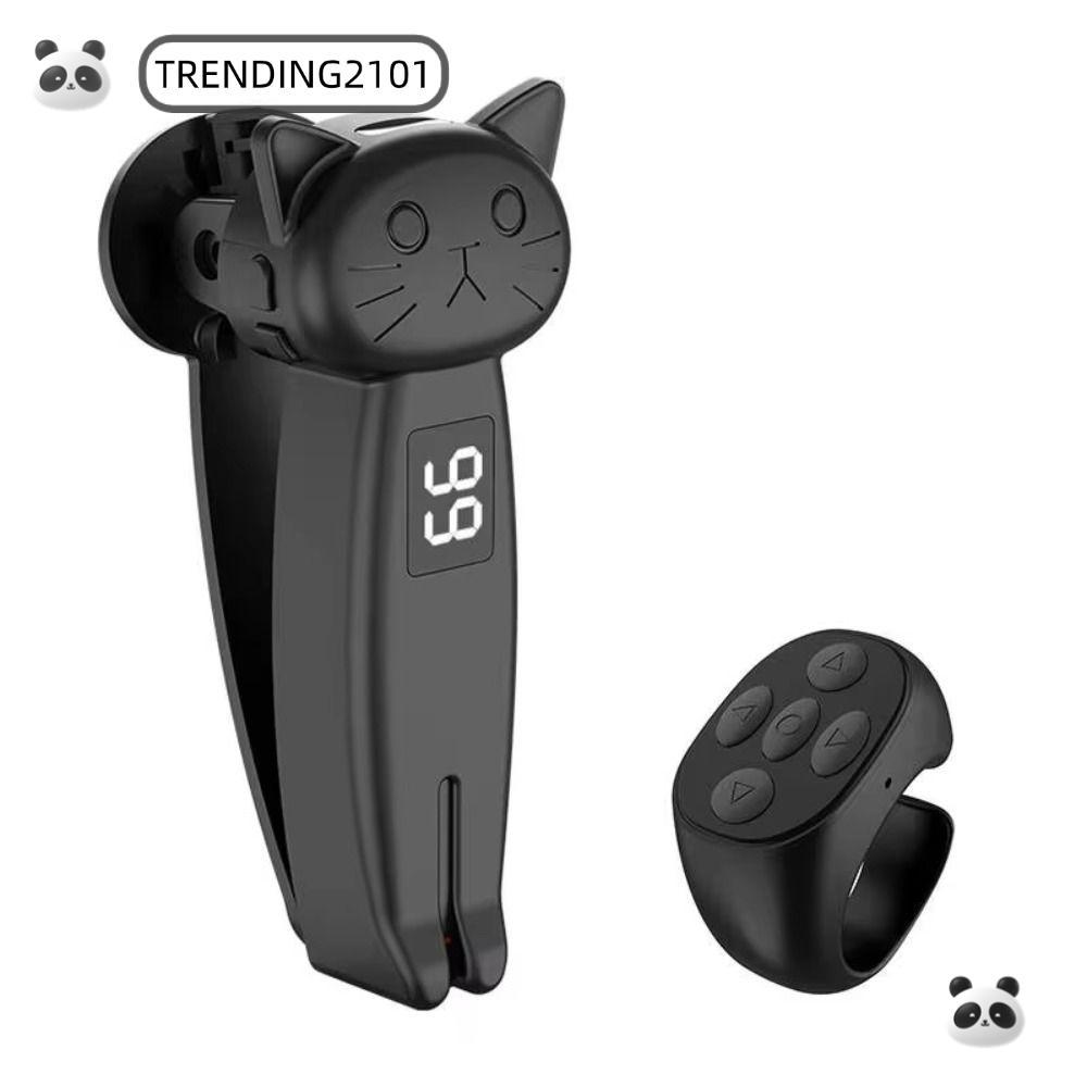 TRENDING Electric Auto Page Turner, Mini Bluetooth-Compatible Finger Clicking อุปกรณ์, ABS Quick Cli