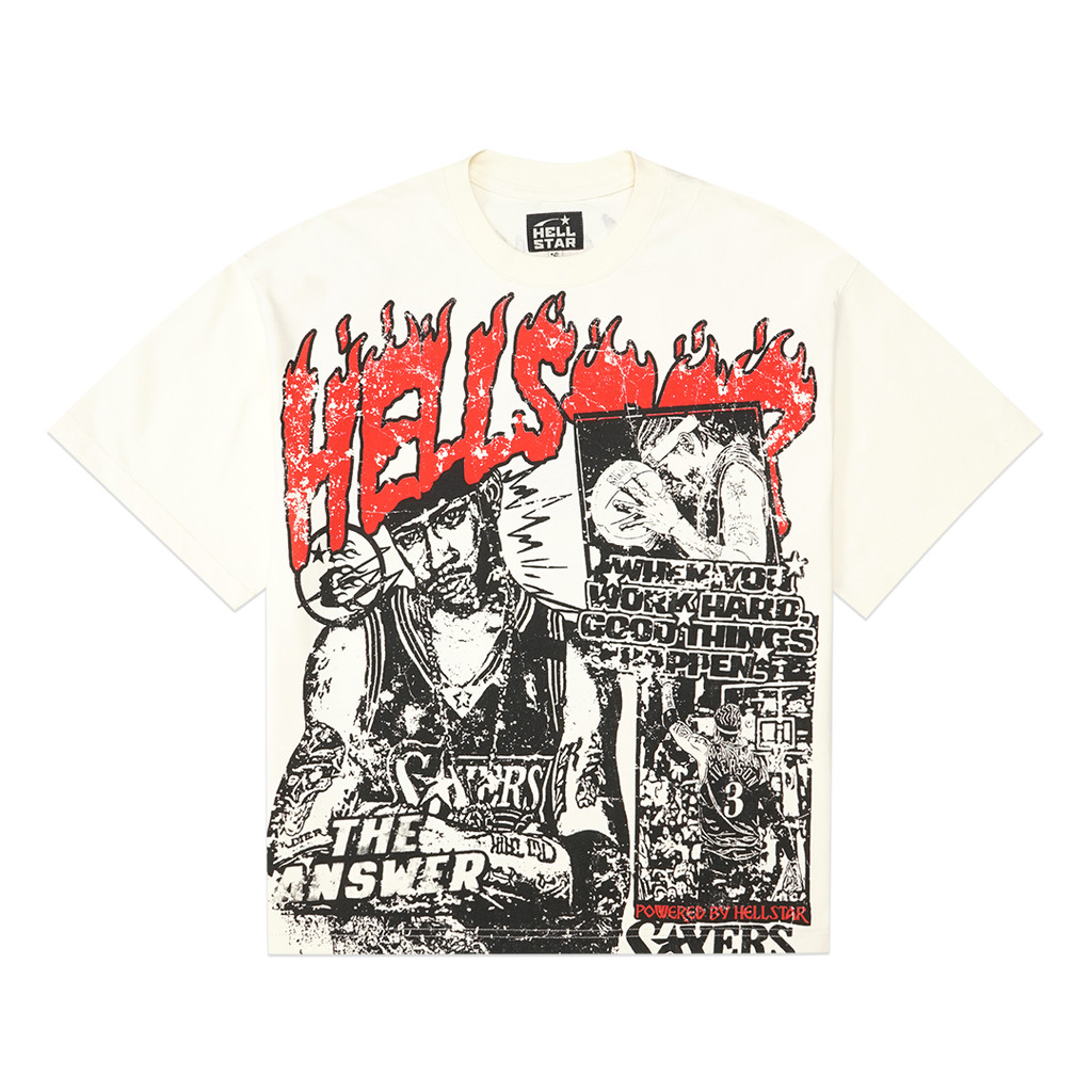 เสื้อยืด Hellstar Sixers Allen Iverson