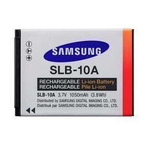 แบตเตอรี่กล้องดิจิตอล Samsung SLB-10A ES55 ES60 PL51 PL55 L110 WB550 WB500