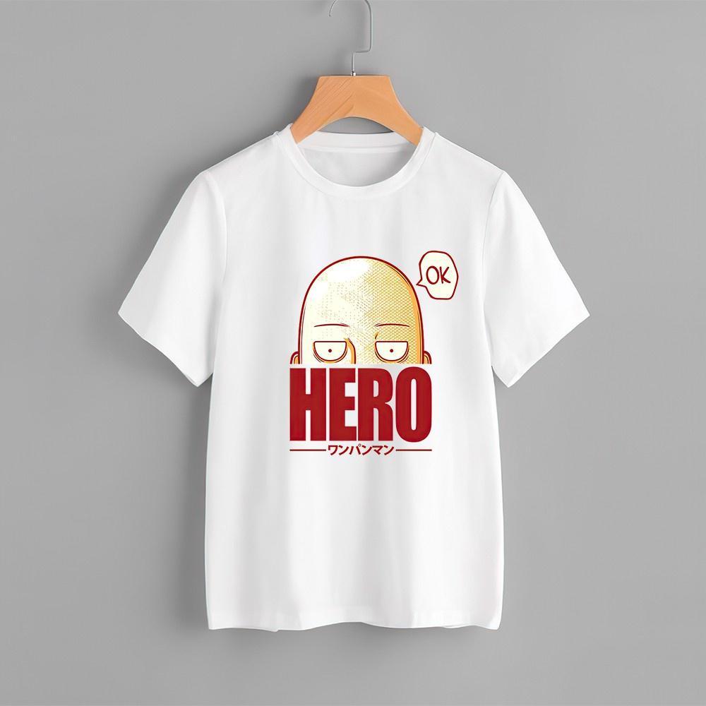 #ถูกสุด One Punch Man [Saitama] - เสื้อยืดการ์ตูนวันพั้นแมนสุดแนว Unisex เสื้อยืดผ้าฝ้าย