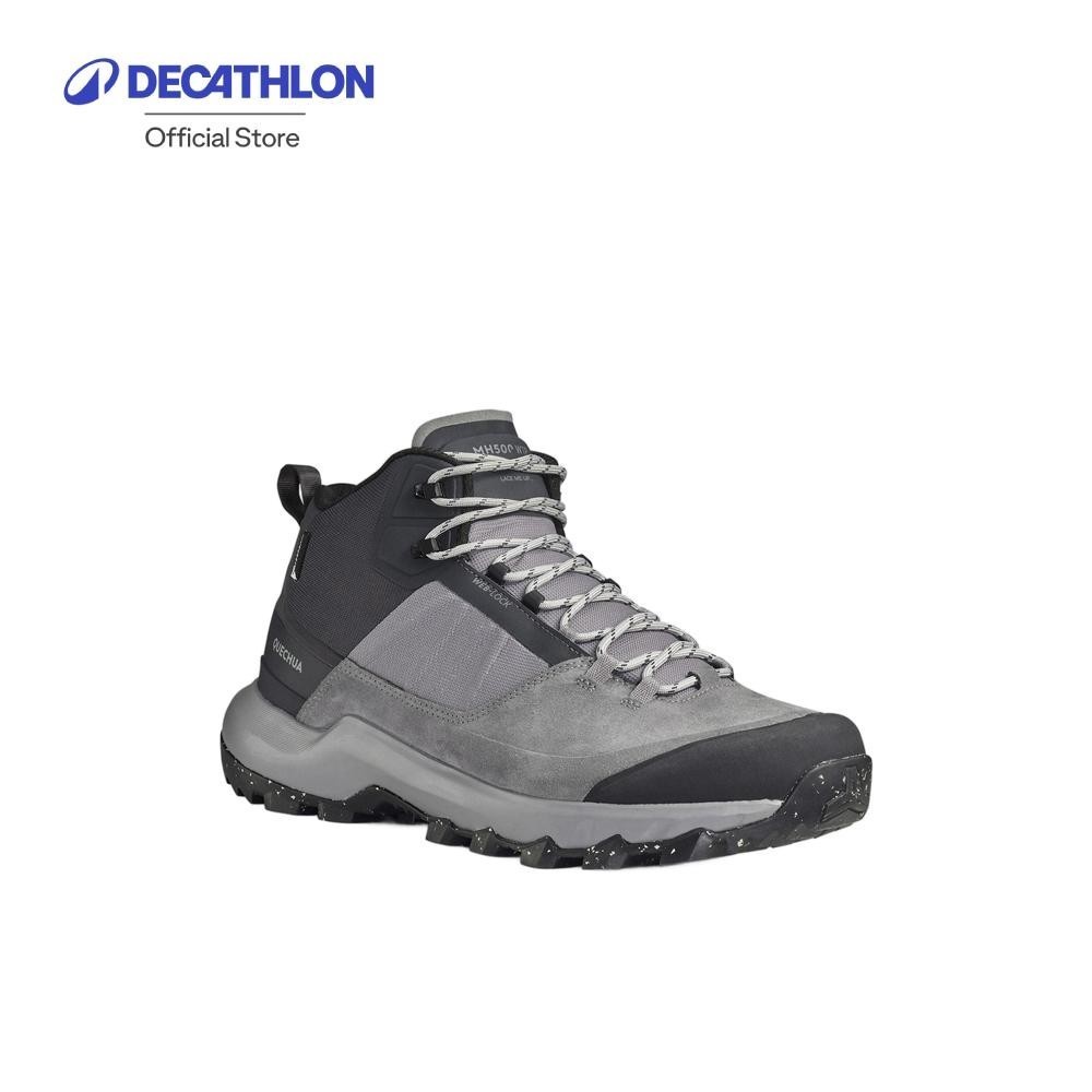 Decathlon Men'S Waterproof Mountain Hiking Shoes - Mid รองเท้าเดินป่าหุ้มข้อกันน้ำผู้ชาย รุ่น MH500 