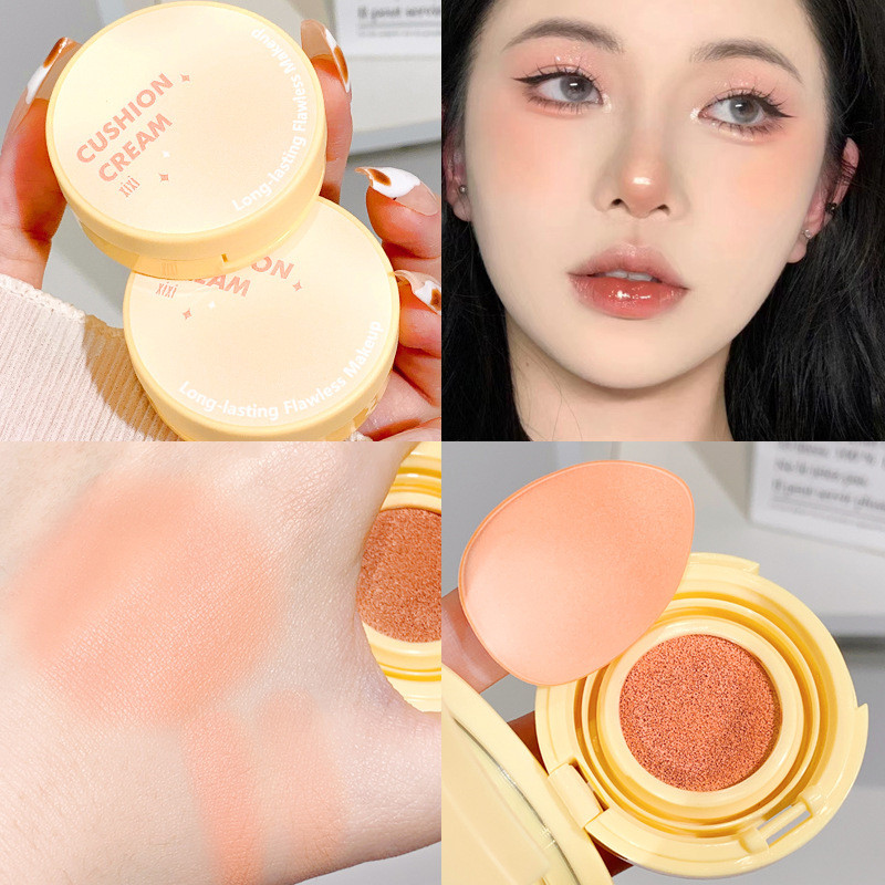 บลัชออน บลัช kage Xixixi ฤดูร้อนออกซิเจนโปร่งใส Pure Air Cushion Blush Monochrome Blush Natural Nude