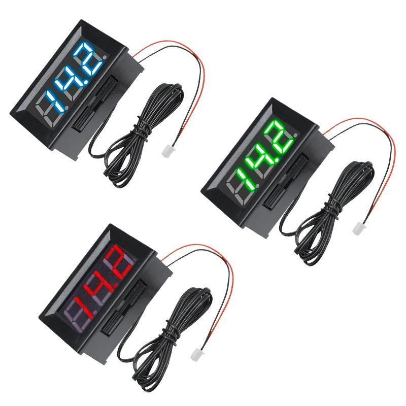 DC 5-12V 0.56 "LED Digital Temperature เครื่องวัดอุณหภูมิรถ Incubator Acquarium อุณหภูมิเซนเซอร์ Met
