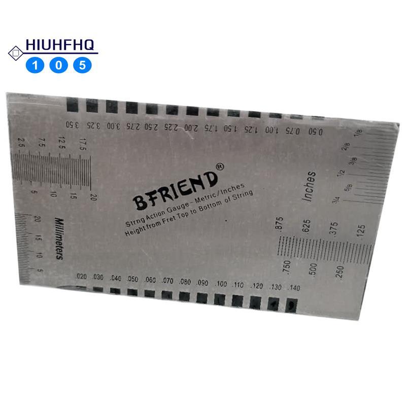 Hiuhfhq106BFRIEND String Action Gauge ไม้บรรทัด, ชุดกีตาร์ Up ชุดเครื่องมือสําหรับไฟฟ้าและอะคูสติกกี
