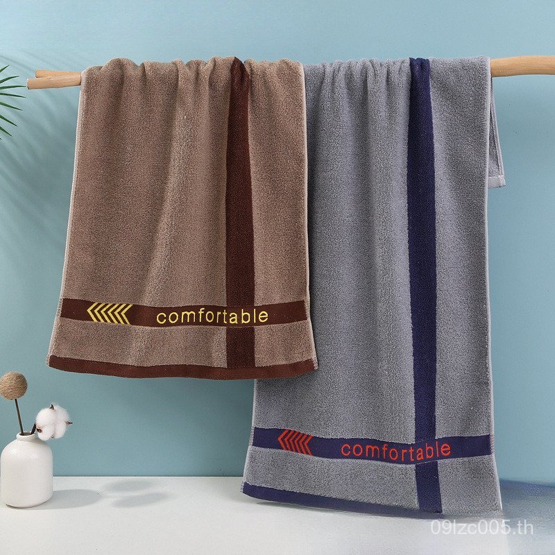 0 x อาบน้ํา508020Small Small Men Style Large 601 Towel x910 ผ้าเช็ดตัวผ้าฝ้ายแท้ขนาดเล็ก 400 L9BU