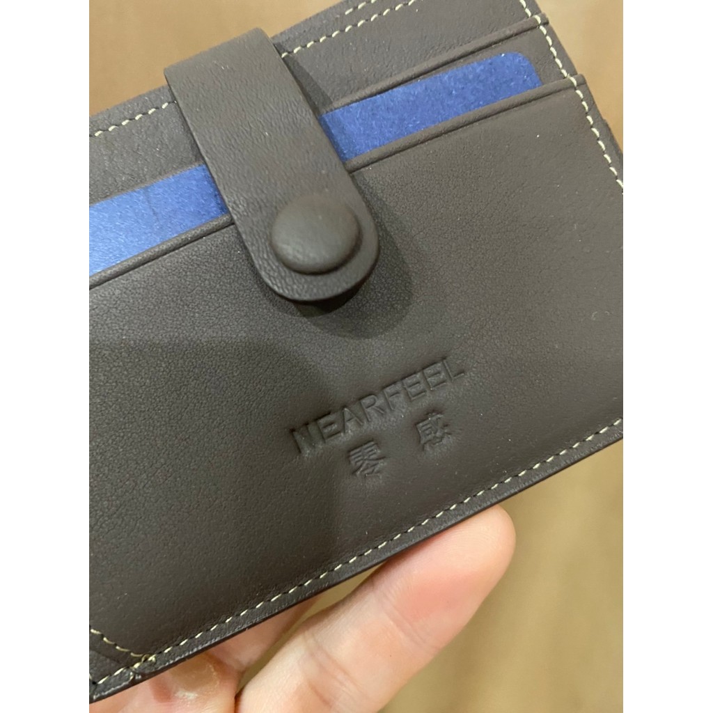 Zero Feeling First Layer Calfskin Multi-Card Slot คุณภาพสูง