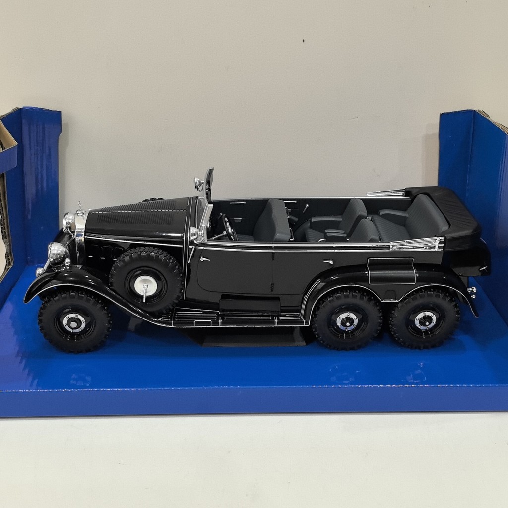 MCG 1/18 BENZ G4 W31 Mercedes-BENZ รถคลาสสิกรุ่นโลหะผสมไม่เปิดพื้นผิวสีพวงมาลัยผื่นเพียงพอเล็กน้อยสา