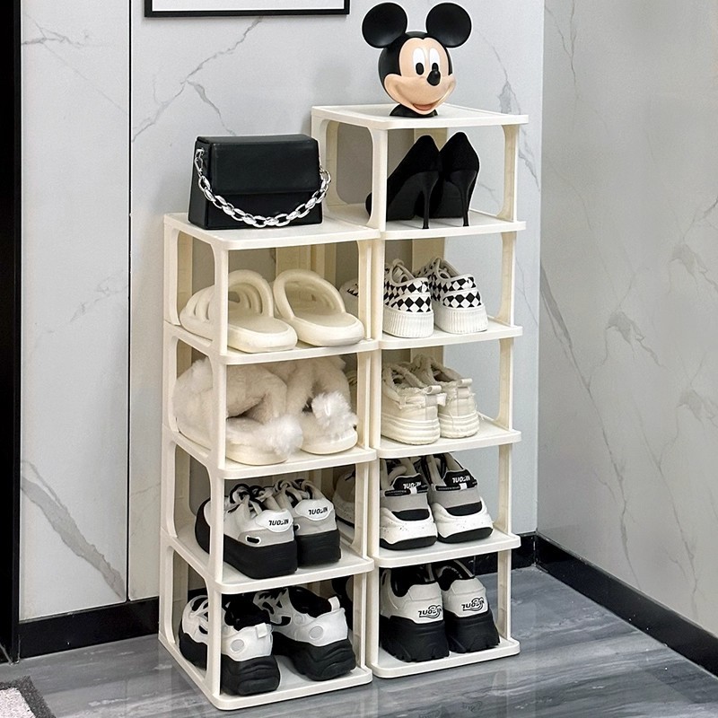 Living Pace ชั้นวางรองเท้า ประหยัดพื้นที่ ทำจากพลาสติก PP แข็งแรง มีหลายขนาดและสี สไตล์มินิมอล