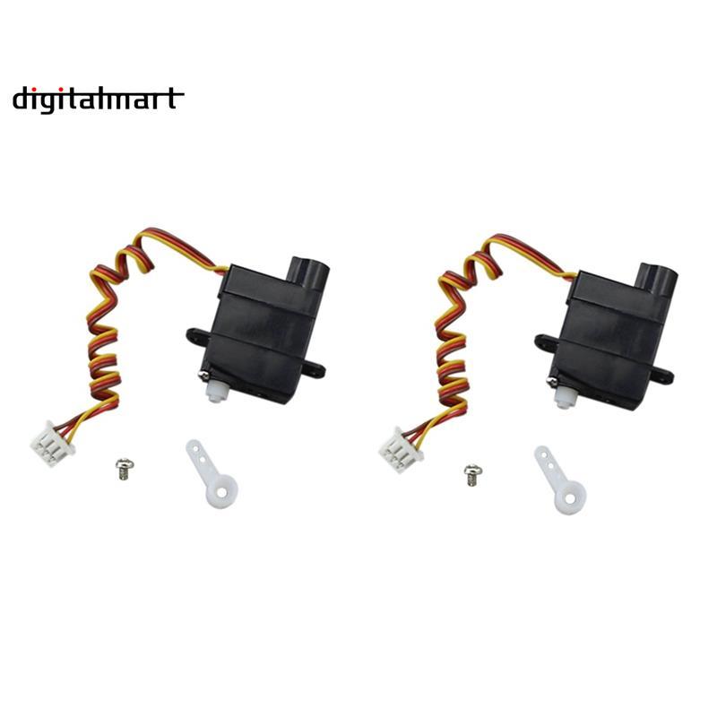 2 ชิ้น V966.011 Servo สําหรับ V966 V911S V977 V988 V930 V931 XK K110 A600 A430 A800 RC เฮลิคอปเตอร์อ