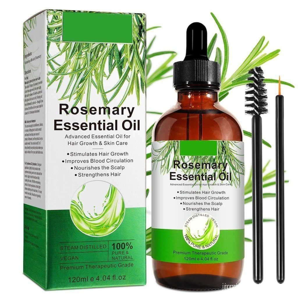น้ํามันโรสแมรี่สําหรับผม,120ml Rosemary Oil Hair Oil,Rosemary Oil for Hair Growth,Scalp Massage,Skin