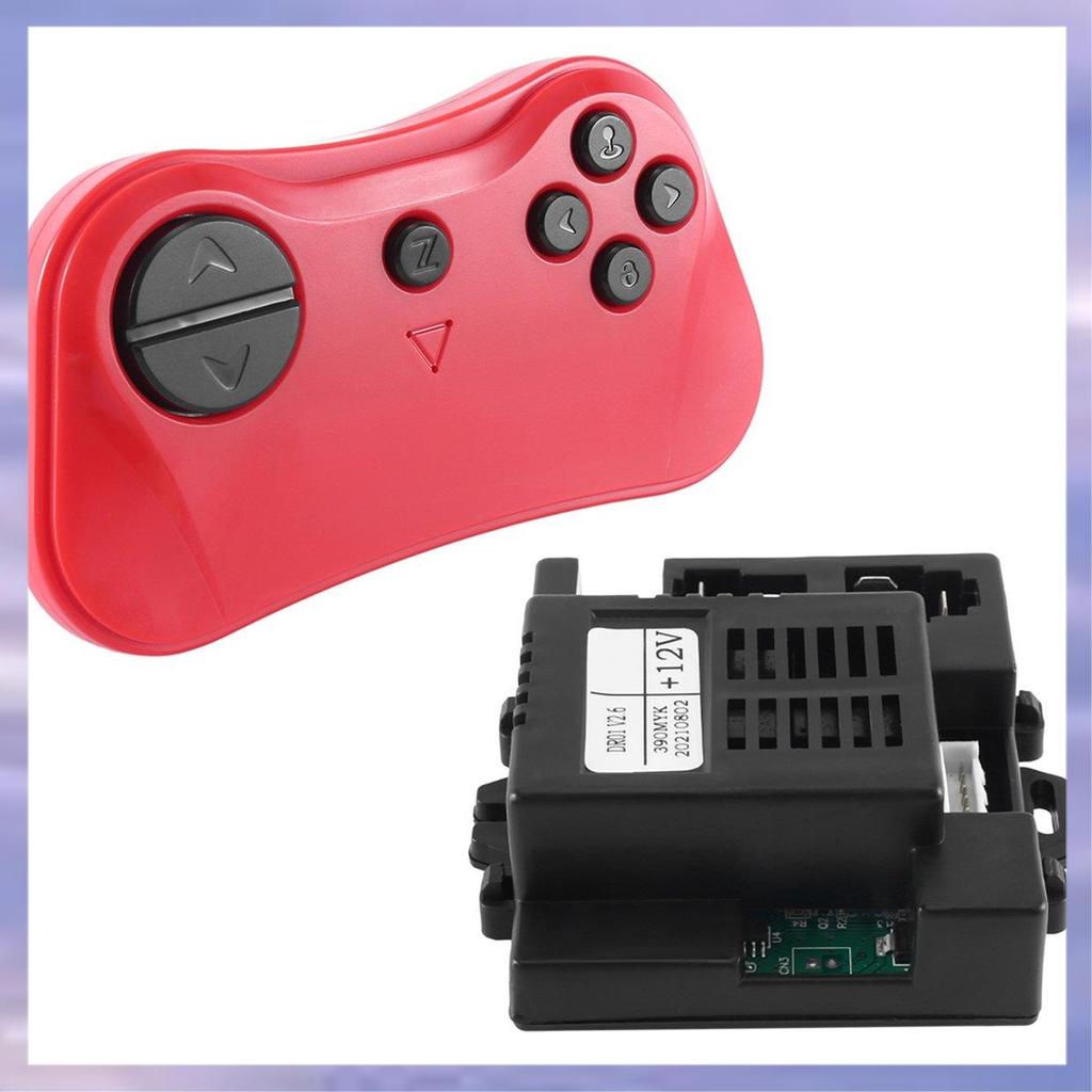 DR01 V2.6 390MYK 12V 2.4G รีโมทคอนโทรลและตัวรับสัญญาณสําหรับเด็กอุปกรณ์เสริมชิ้นส่วนรถยนต์ไฟฟ้า