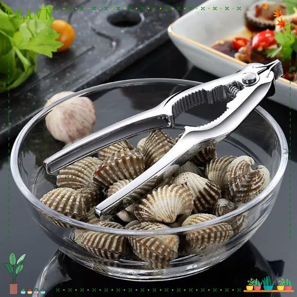 AEBYDEH Crab Eating Tool, Lobster Clamp Easy Shell Removal Shell Cracker, Crab Peel Stainless Steel 