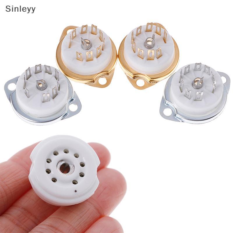 NLE 1 PC แชสซี 9pin เซรามิคหลอดสําหรับ EL84 ECC82 6922 12AX7 N