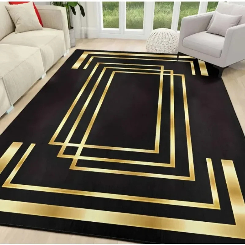 Chenille Mat Bohemian ดอกไม้เปอร์เซีย Mat ซักเครื่องสําหรับห้องนั่งเล่นห้องนอน Entryway สีเทาสีดํา B