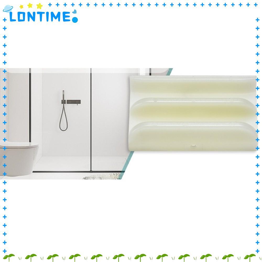 LONTIME M6219 เลื่อนประตูห้องอาบน้ําด้านล่าง TRACK, 1/2 นิ้วช่อง 7/16 นิ้วหนาแก้วรางพลาสติก, พร้อมสก