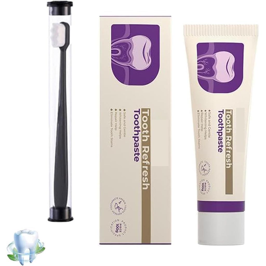 Kreain Nature Tooth Refresh Toothpaste,Hydroxyapatite Whitening Toothpaste,Tooth Refreshing Toothpas