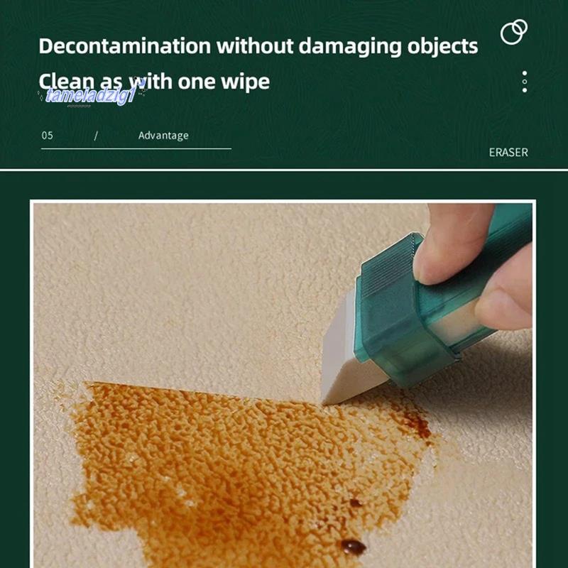 Resuable Stain Remover อุปกรณ์ทําความสะอาดยางยางลบก๊อกน้ําห้องครัว Limescale ยางลบ BathroomGlass Sta