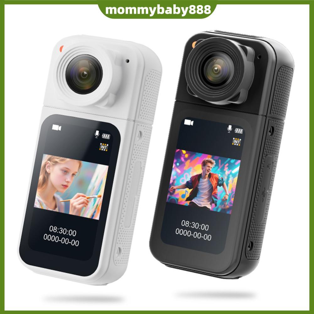 32GB Wearable Pocket Vlogging Camera HD 1080P Video Recorder กล้องแบบพกพากลางแจ้งสําหรับขี่จักรยานดํ